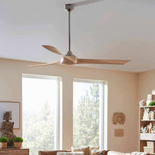 Load image into Gallery viewer, Wrap Custom 84 Inch Ceiling Fan in living room.