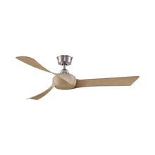 Load image into Gallery viewer, Wrap Custom Ceiling FanBrushed Nickel/Natural/56-Inch.