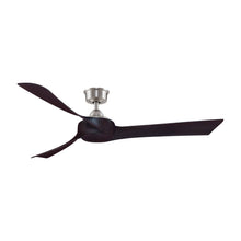 Load image into Gallery viewer, Wrap Custom Ceiling FanBrushed Nickel/Dark Walnut/60-Inch.