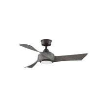 Load image into Gallery viewer, Wrap Custom LED Ceiling Fan in Matte Greige/Weathered Wood/44-Inch.