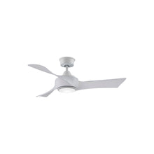 Load image into Gallery viewer, Wrap Custom LED Ceiling Fan in Matte White/White Washed/44-Inch.