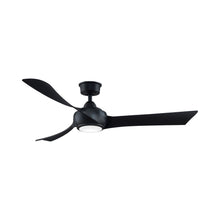 Load image into Gallery viewer, Wrap Custom LED Ceiling Fan in Black/Black/56-Inch.