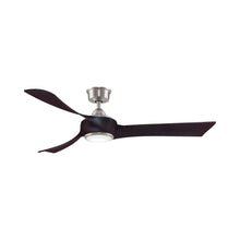 Load image into Gallery viewer, Wrap Custom LED Ceiling Fan in Brushed Nickel/Dark Walnut/56-Inch.