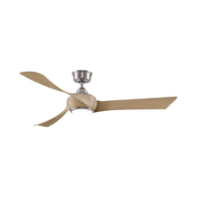 Load image into Gallery viewer, Wrap Custom LED Ceiling Fan in Brushed Nickel/Natural/56-Inch.