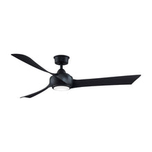 Load image into Gallery viewer, Wrap Custom LED Ceiling Fan in Black/Black/60-Inch.