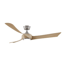 Load image into Gallery viewer, Wrap Custom LED Ceiling Fan in Brushed Nickel/Natural/60-Inch.