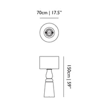 Load image into Gallery viewer, Faroo Floor Lamp - line drawing.