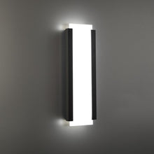 Load image into Gallery viewer, Fiction Outdoor LED Wall Light in Detail.