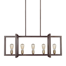 Load image into Gallery viewer, Finnegan Linear Chandelier Detail.