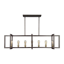 Load image into Gallery viewer, Finnegan Linear Chandelier in Detail.