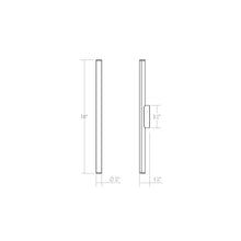 Load image into Gallery viewer, Fino™ LED Bath Vanity Light - line drawing.