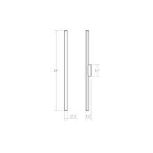 Load image into Gallery viewer, Fino™ LED Bath Vanity Light - line drawing.