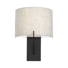 Load image into Gallery viewer, Fitzgerald LED Wall Light in Black (Small).