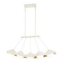 Load image into Gallery viewer, Five-O LED Linear Pendant Light in Textured White.