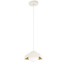 Load image into Gallery viewer, Five-O LED Mini Pendant Light in Textured White.