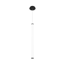 Load image into Gallery viewer, Flare LED Linear Pendant Light in Large/Black.