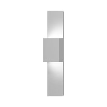 Load image into Gallery viewer, Flat Box™ Panel Up/Down Outdoor LED Wall Light in Textured White.