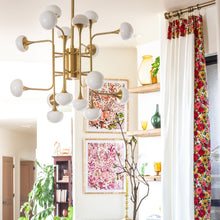 Load image into Gallery viewer, Flemming LED Chandelier in living room.
