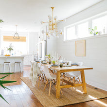 Load image into Gallery viewer, Flemming LED Chandelier in dining room.