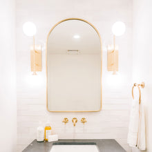 Load image into Gallery viewer, Flemming LED Wall Light in bathroom.