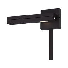 Load image into Gallery viewer, Flip LED Swing Arm Wall Light in Black (Left).