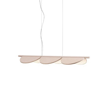 Load image into Gallery viewer, Almendra LED Linear Pendant Light in Nude (3-Light).