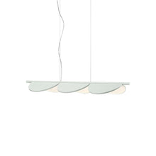 Load image into Gallery viewer, Almendra LED Linear Pendant Light in White (3-Light).