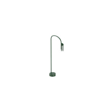 Load image into Gallery viewer, Caule Nest Outdoor LED Bollard in Forest Green (35.5-Inch).