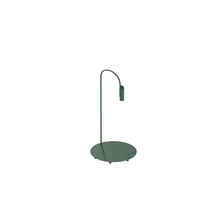Load image into Gallery viewer, Caule Outdoor LED Floor Lamp in Forest Green (37.4-Inch).