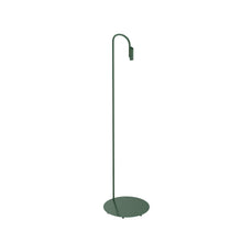 Load image into Gallery viewer, Caule Outdoor LED Floor Lamp in Forest Green (90.6-Inch).