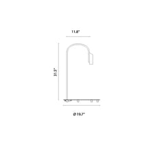 Load image into Gallery viewer, Caule Outdoor LED Floor Lamp - line drawing.