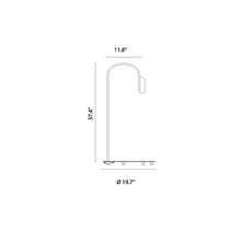 Load image into Gallery viewer, Caule Outdoor LED Floor Lamp - line drawing.