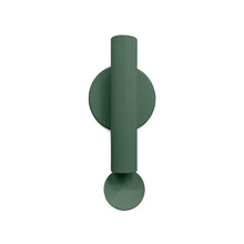 Load image into Gallery viewer, Flauta Riga Outdoor LED Wall Light in Small/Forest Green.
