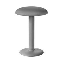 Load image into Gallery viewer, Gustave LED Table Lamp in Raw Aluminum.