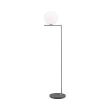 Load image into Gallery viewer, IC Lights Outdoor LED Floor Lamp in Brushed Brass/Grey Lava Stone(Large).