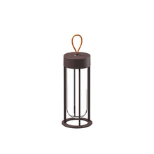 Load image into Gallery viewer, In Vitro LED Unplugged Table Lamp in Dark Brown.