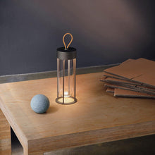 Load image into Gallery viewer, In Vitro LED Unplugged Table Lamp in living room.