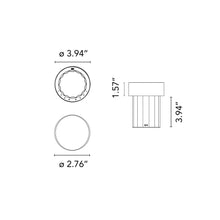 Load image into Gallery viewer, Last Order LED Table Lamp - line drawing.
