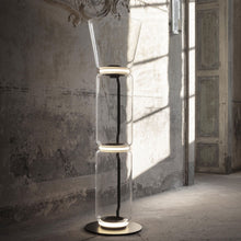 Load image into Gallery viewer, Noctambule High Cylinder and Cone LED Floor Lamp in Detail.