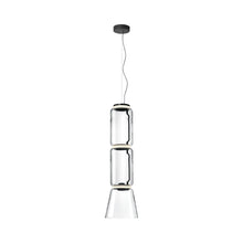Load image into Gallery viewer, Noctambule Low Cylinder and Cone LED Pendant Light in 2 Low Cylinders.