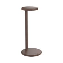 Load image into Gallery viewer, Oblique LED Table Lamp in Brown.