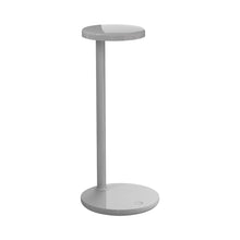 Load image into Gallery viewer, Oblique LED Table Lamp in Grey.