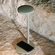 Load image into Gallery viewer, Oblique LED Table Lamp in Detail.