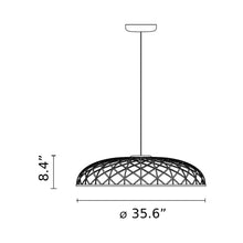 Load image into Gallery viewer, Skynest LED Pendant Light - line drawing.