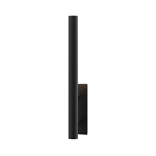 Load image into Gallery viewer, Flue™ Outdoor LED Wall Light in Small/Textured Black.