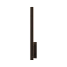 Load image into Gallery viewer, Flue™ Outdoor LED Wall Light in Large/Textured Bronze.