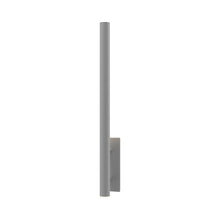 Load image into Gallery viewer, Flue™ Outdoor LED Wall Light in Large/Textured Gray.