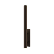 Load image into Gallery viewer, Flue™ Outdoor LED Wall Light in Small/Textured Bronze.