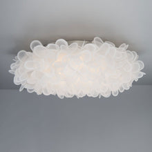 Load image into Gallery viewer, Fluffy LED Flush Mount Ceiling Light in Detail.