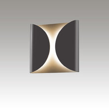 Load image into Gallery viewer, Folds Outdoor LED Wall Light in Detail.